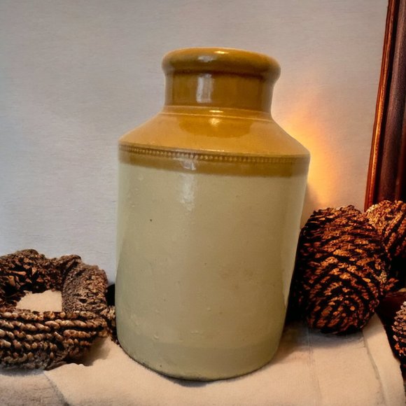 Vintage Crock Jar Jug Ceramic Pottery George Skey Farmhouse Decor *read* - Picture 1 of 6